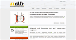 Desktop Screenshot of ndbtech.com